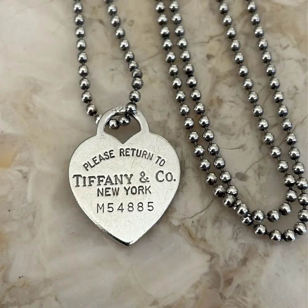 Tiffany & Co. Return to Tiffany Heart Tag Pendant 925 Sterling Silver ($901) - Picture 3 of 9